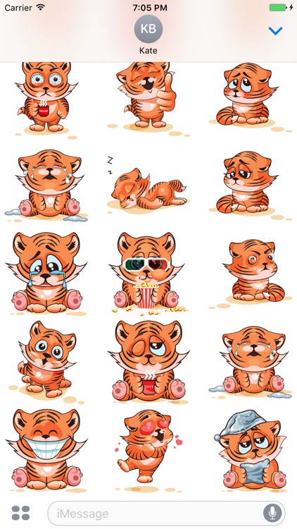 Lion Cute Stickers Mania