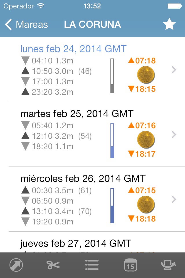 Tides Planner screenshot 2