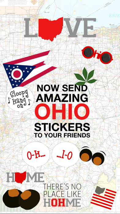 Love Ohio Stickersのおすすめ画像1