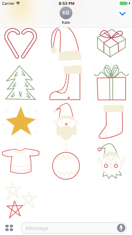 Happy Christmas Animated Sticker