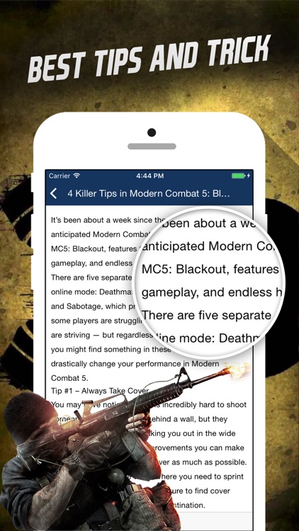 Walkthrough for Modern Combat 5: Blackout