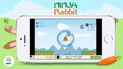 How to cancel & delete Ninja Rabbit - Awesome Skill Game from iphone & ipad 2