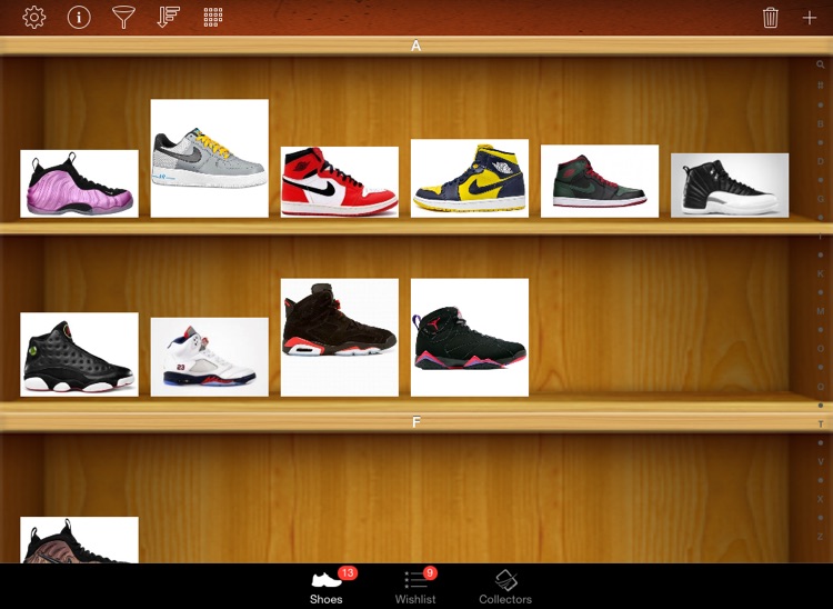 Shoe Collectors for iPad
