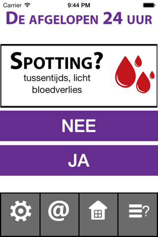 TCRM menstruatie kalender - náhled