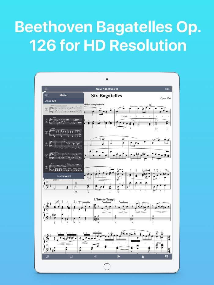 Beethoven Bagatelles Op. 126