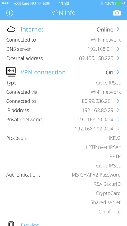 VPN Info screenshot-0