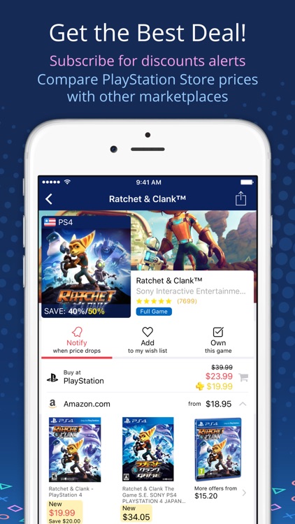 PS Deals - Price Tracker for PlayStation Store App
