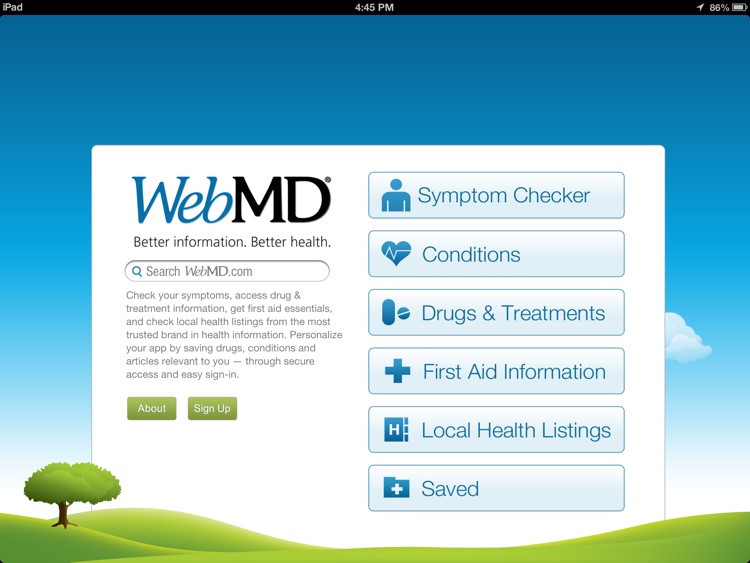 WebMD for iPad