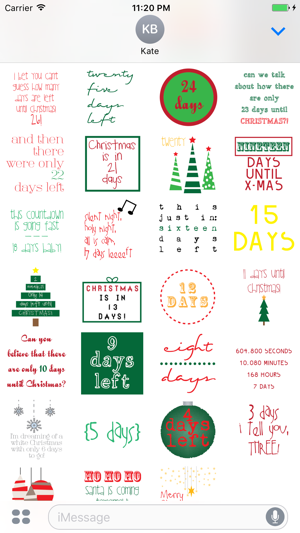 Christmas Countdown Stickers(圖3)-速報App