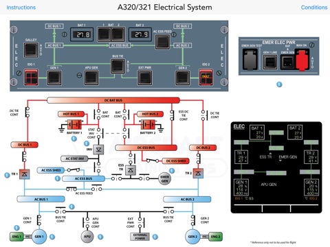 Airbus A320 - 321 Interactive Electrical Diagram screenshot 3