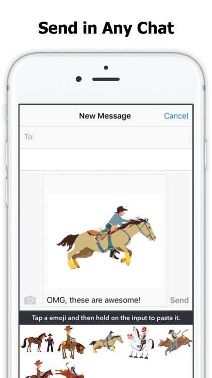 Horse Emoji - Equestrian Sticker
