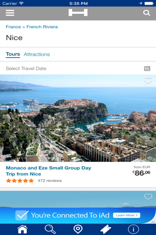 Nice Hotels + Compare and Booking Hotel for Tonight with map and travel tour screenshot 2