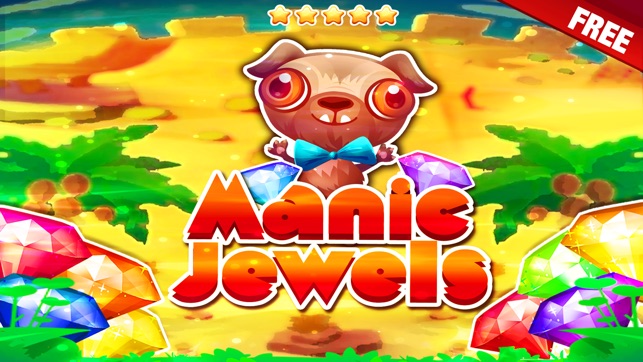 Manic Jewel's Match-3 - diamond game and kids digger's mania(圖1)-速報App