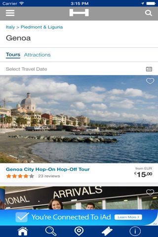 Genoa Hotels + Compare and Booking Hotel for Tonight with map and travel tour screenshot 2