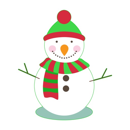 Snowmen Stickers and Christmas Greetings Emoji icon