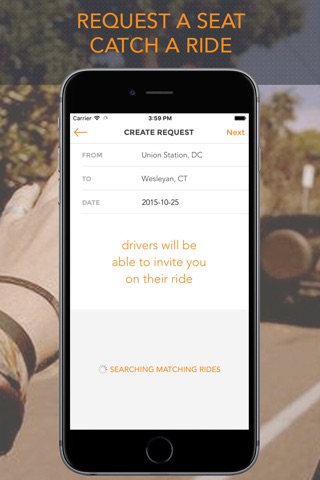 Wheeli College Carpooling App screenshot 3