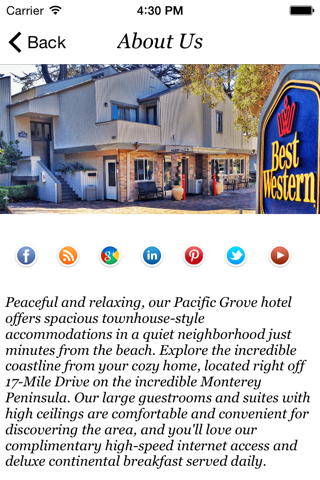 BEST WESTERN The Inn & Suites Pacific Grove screenshot 2