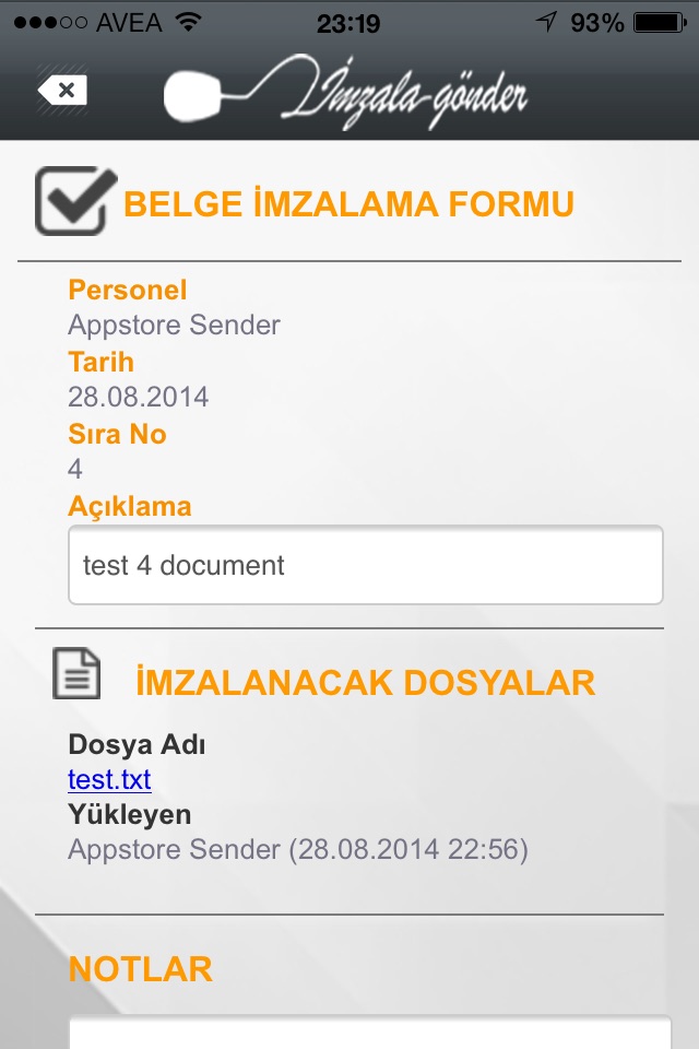 İmzala Gönder screenshot 3