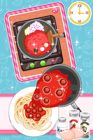 Pasta And Meatballs - cooking games for free screenshot 2