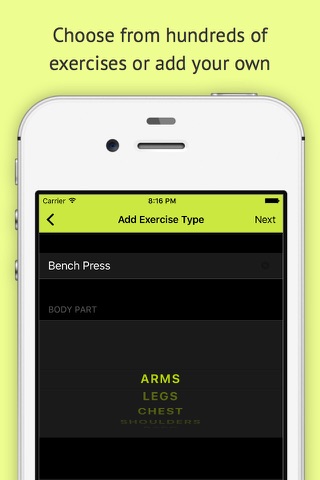 Gains: Simple workout tracker screenshot 2