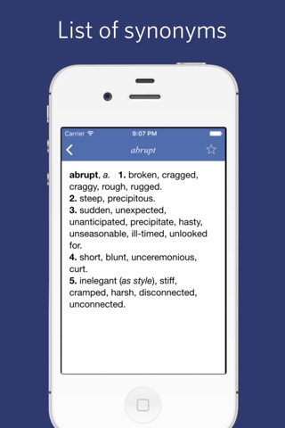 Synonyms and synonymous expressions dictionary screenshot 4