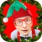 Elf Photo Montage – Beautiful Christmas Stickers