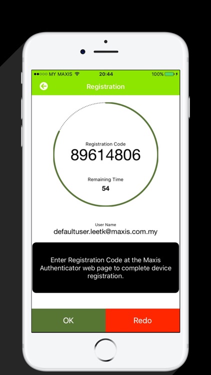 Maxis Authenticator