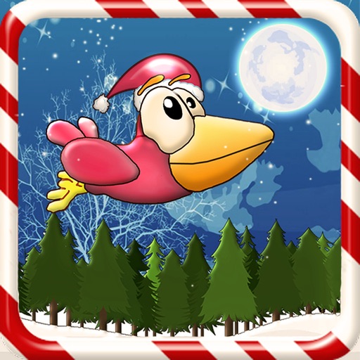 Santa Bird Storm: Christmas Season Icon