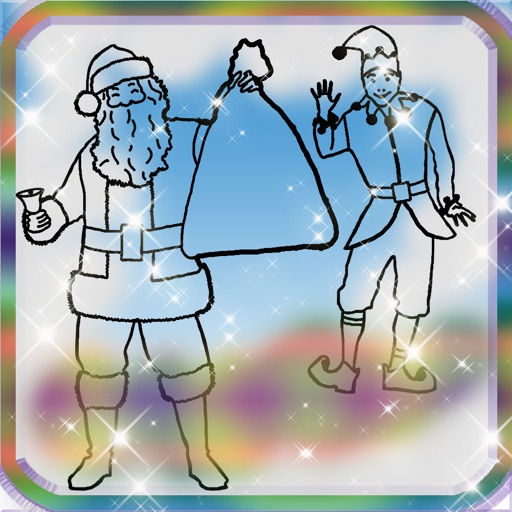 Christmas Paint Coloring Pages For The Holidays iOS App