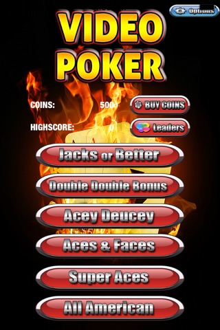 Aces On Fire Max Bet Double Double Bonus Video Poker screenshot 2
