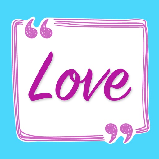 Handwritten Love Notes / Quotes Stickers iOS App