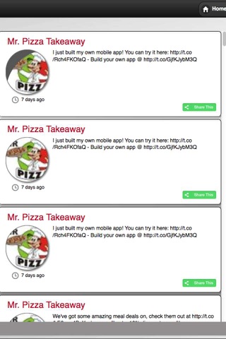 Mr Pizza Takeaway screenshot 2