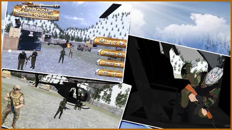 Airborne Sniper Shooter : Hunt Down terrorists from Heli