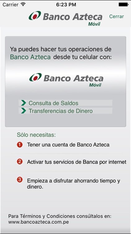 Banco Azteca Móvil Peru