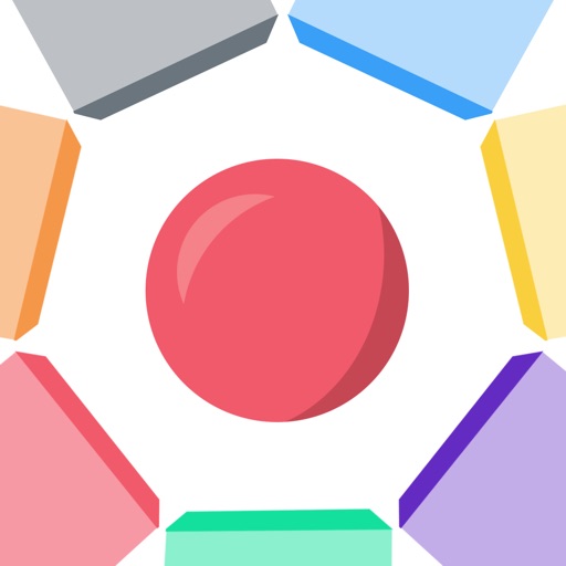 Crazy Hexagon - A Super Color Matching Game iOS App