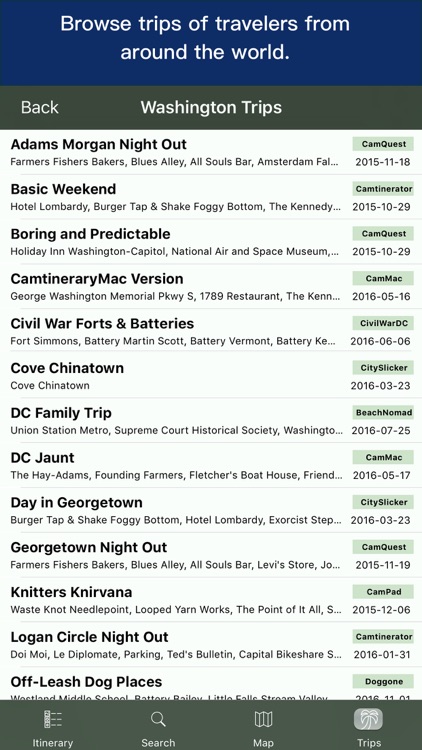Camtinerary Trip Planner & Travel Guide Advisor screenshot-3