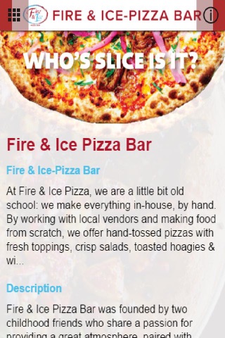 Fire and Ice Pizza screenshot 2
