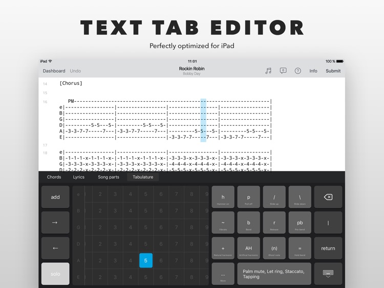 Author - create and edit tabs