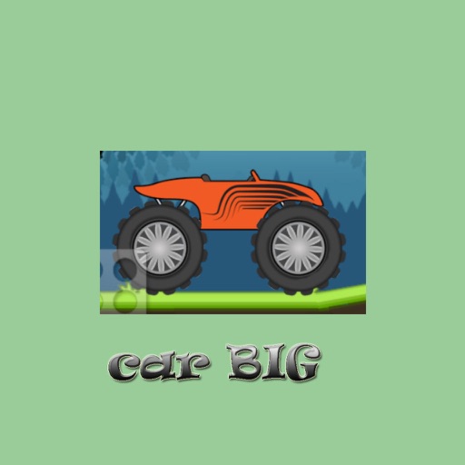 cross car racing jump on mountain games free icon