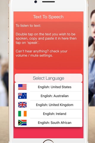 iSpeak! Text to Speech screenshot 2