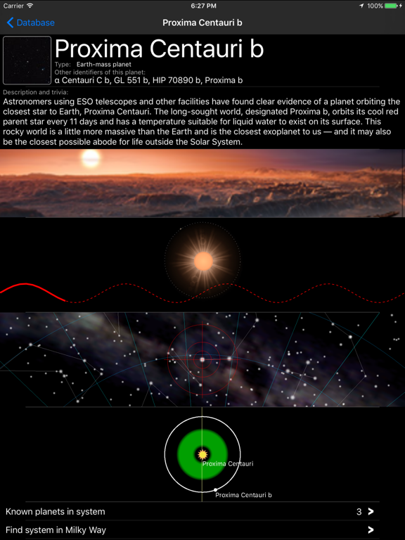 Exoplanet screenshot