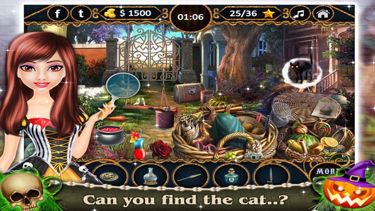 Fascinate Nightmare - Free Halloween Hidden Object