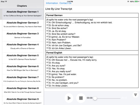 Advanced German for iPad screenshot 2