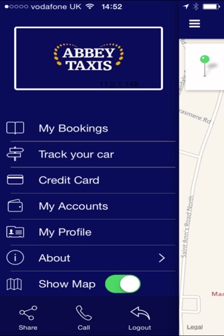 Abbey Taxis screenshot 3