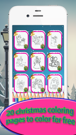 WOW! Christmas Coloring pages for kids & Adult(圖2)-速報App