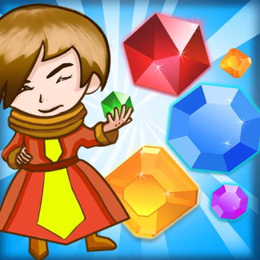 Treasure Battle Free - A cute puzzle game Icon