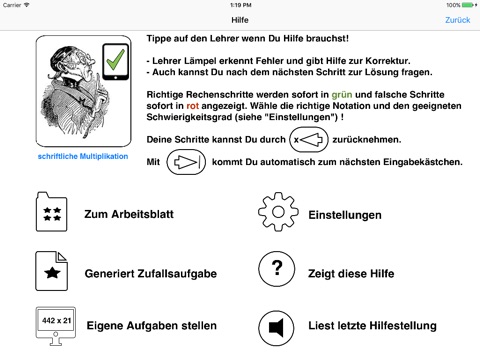 Lehrer Lämpel: Multiplication screenshot 3