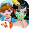 Mermaid Sister In Ocean Home-Baby Salon Care