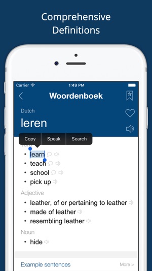 Dutch English Dictionary Pro(圖2)-速報App