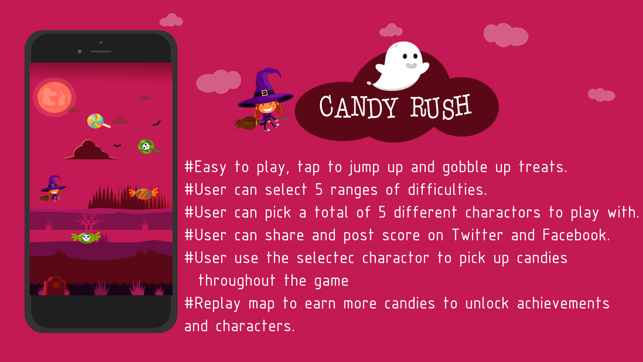 Candy Rush - Halloween Trick or Treat, t